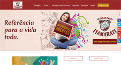 Desktop Screenshot of colegioitamarati.com.br